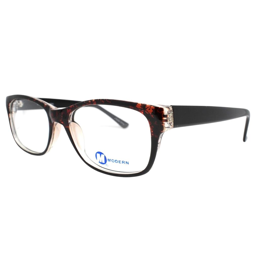 Modern Floral Brown Black 51-17-140mm Eyeglasses FRAMES ONLY - NEW CONDITION